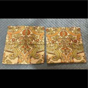 Two 20x20 in Pottery Barn throw pillow covers